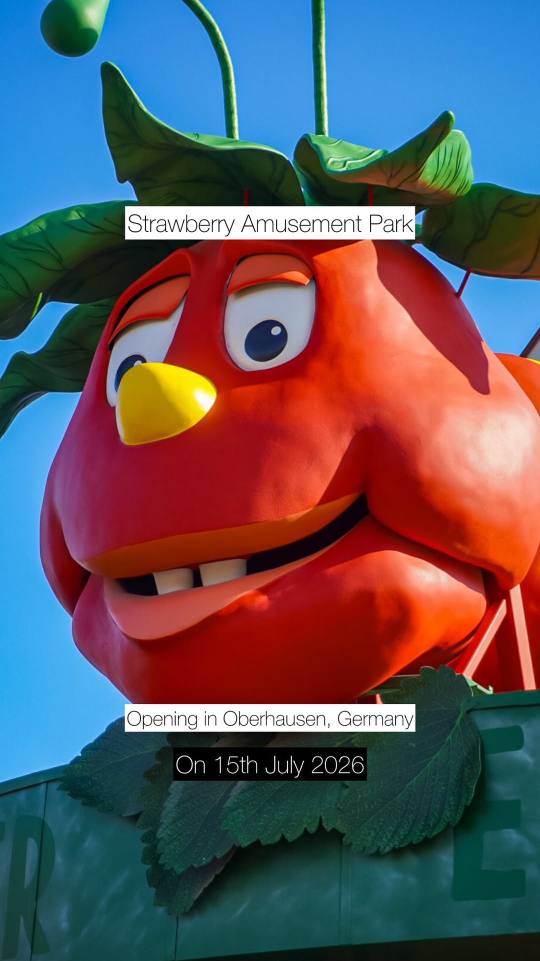 New Strawberry Amusement Park Opens Near Shopping Center