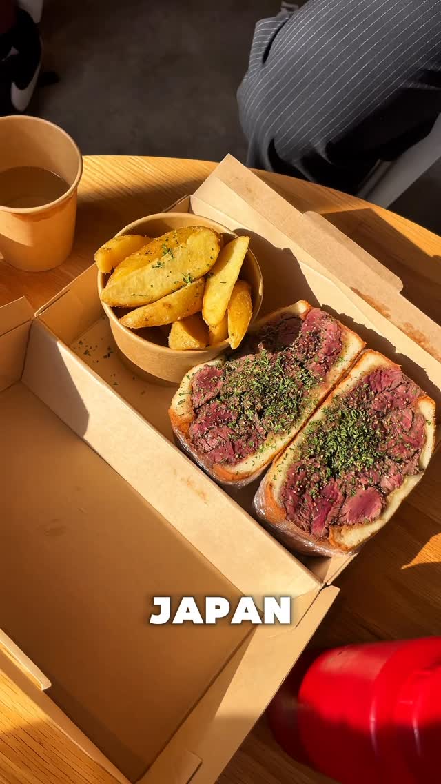 Harajuku's Must-Try Meat Sandwich on Takeshita Street