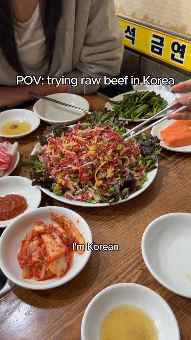 Popular Raw Beef Restaurant in Seoul
