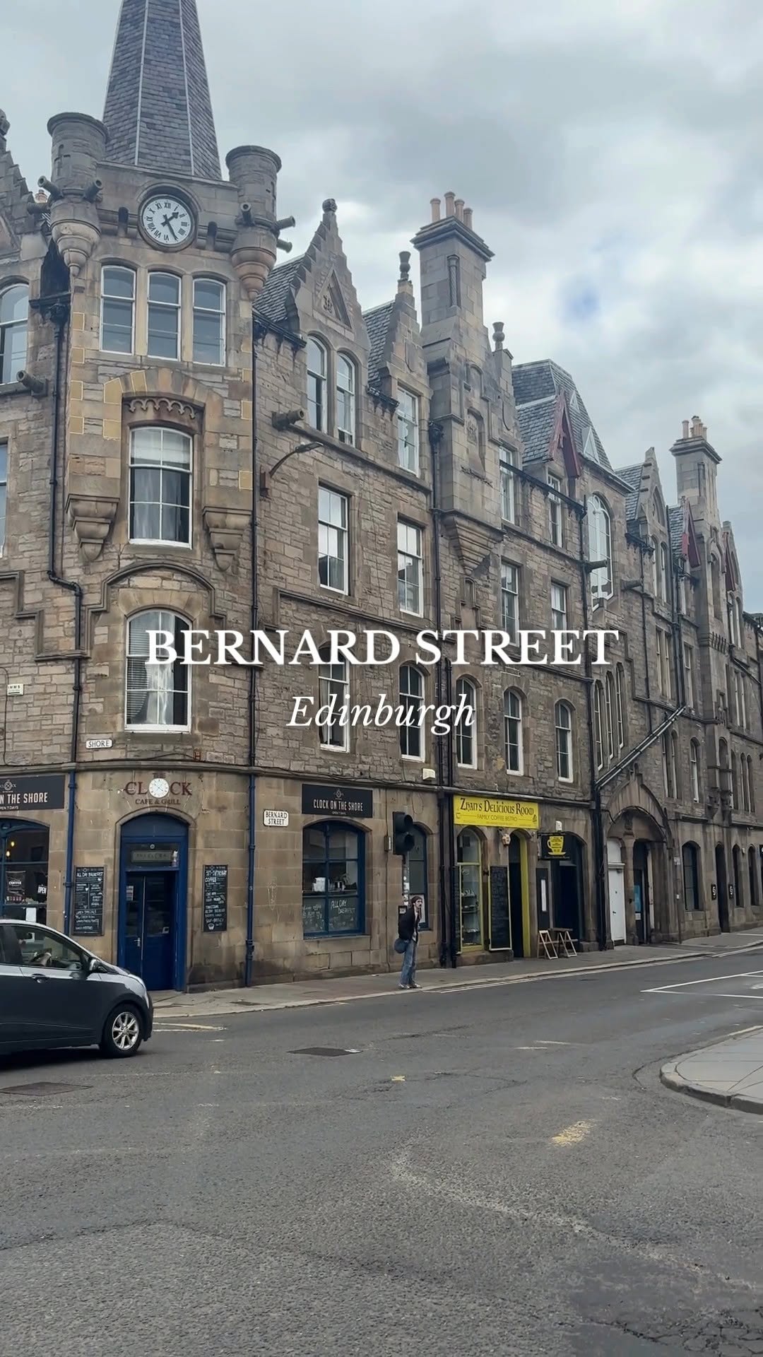 Leith's Bernard Street Cafes and Shops