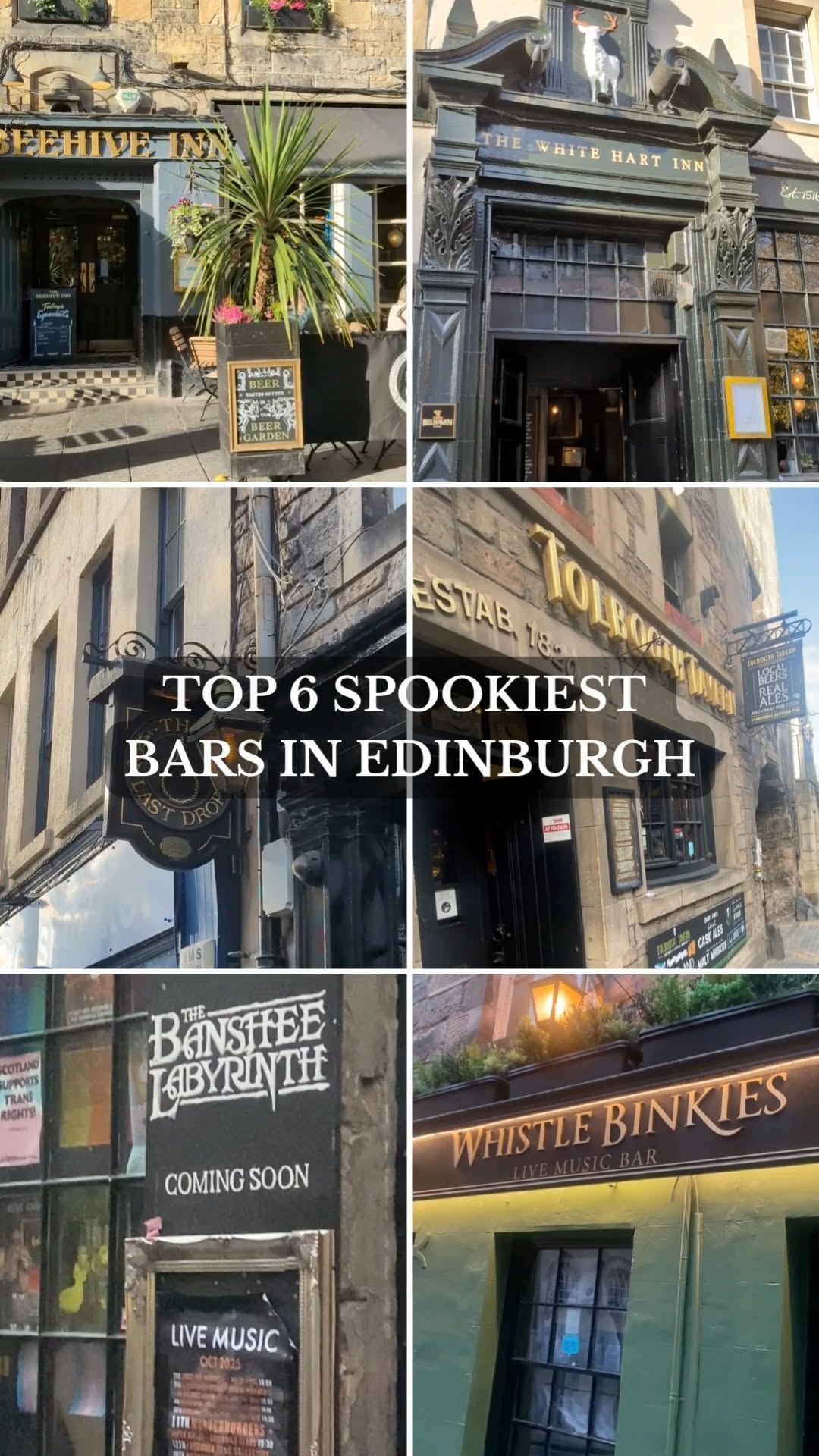 Six Spookiest Haunted Bars In Edinburgh