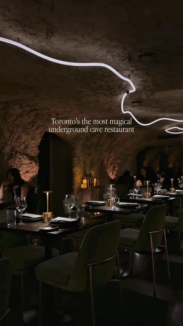 Unique Toronto Restaurant Features Hidden Cave Dining