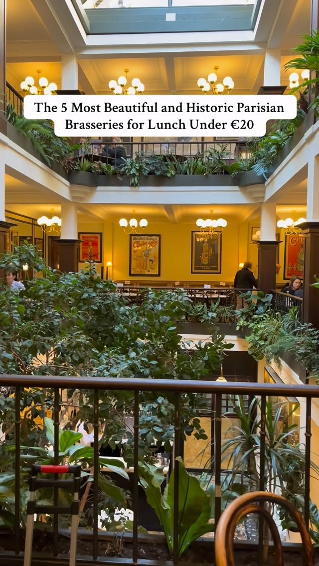 Historic Parisian Brasseries With Affordable Lunch Deals