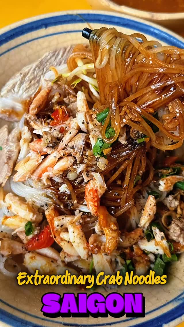Saigon's Best Dry Crab Noodles