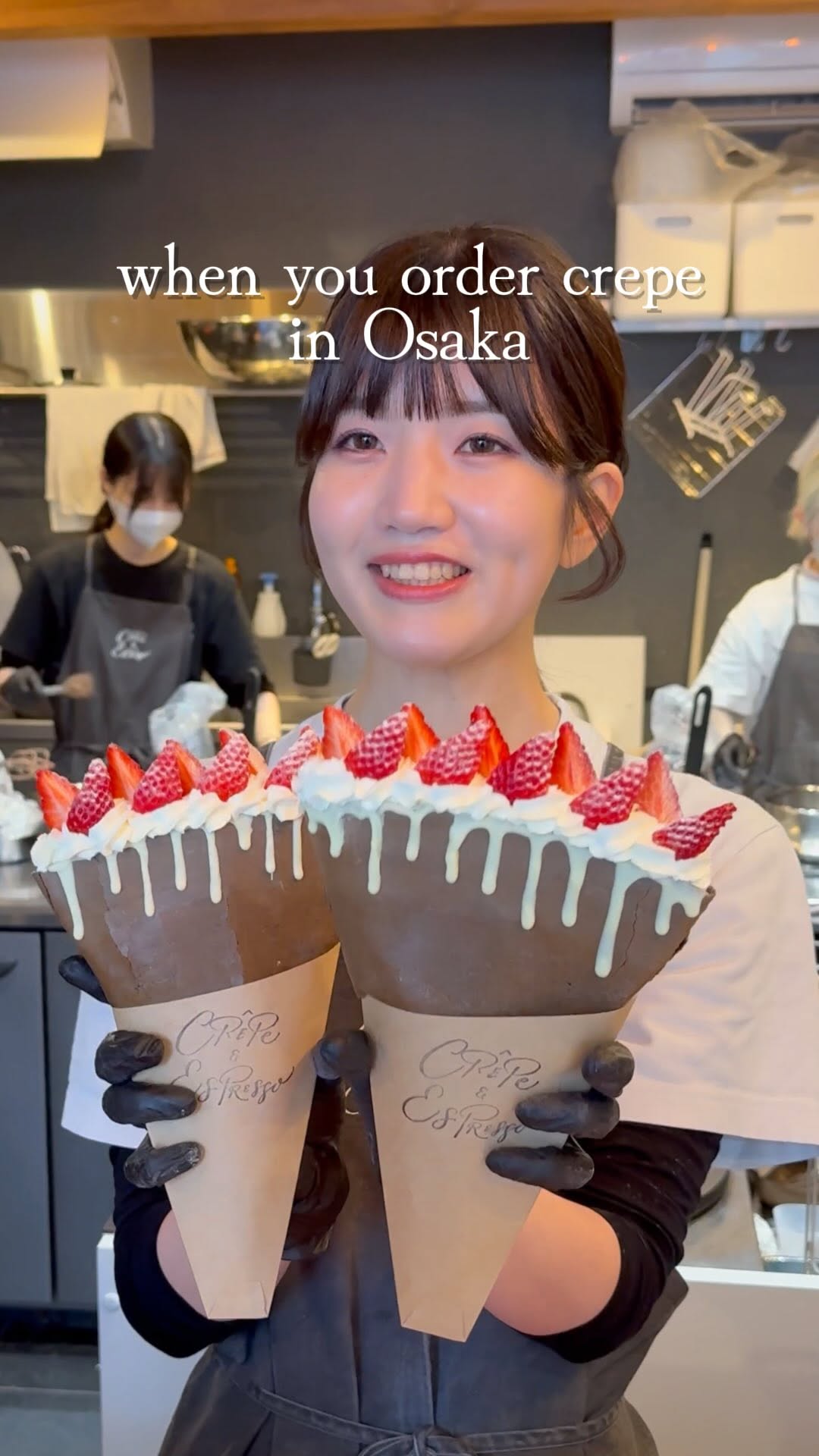 Crispy Crepes in Osaka With Limited Quantities