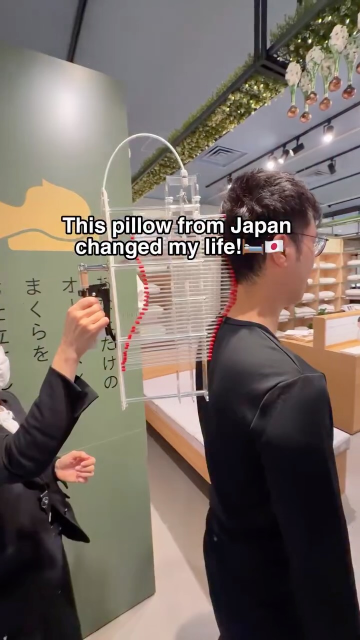 Customised Pillows For Neck Pain At Japanese Store