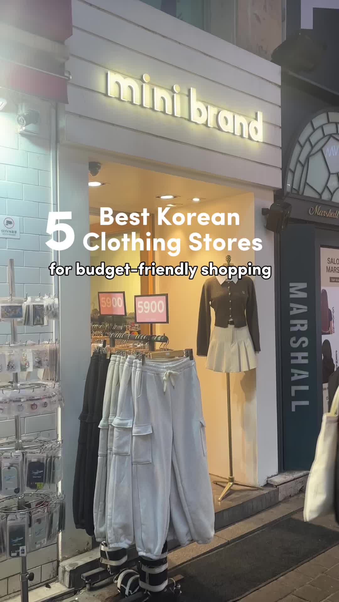 Shopping Streets and Stores in Seoul