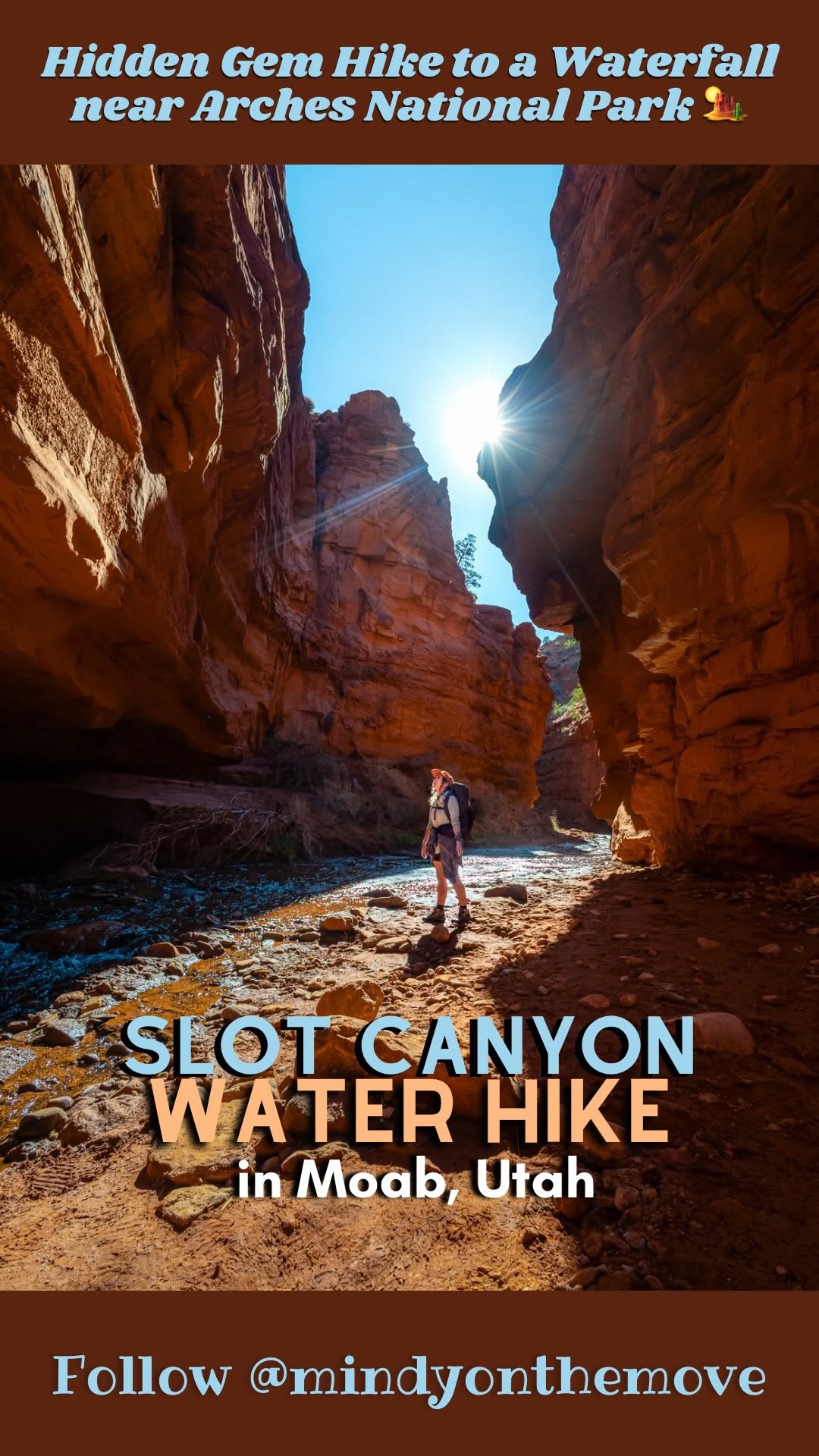 Desert Slot Canyon Hike With Waterfalls