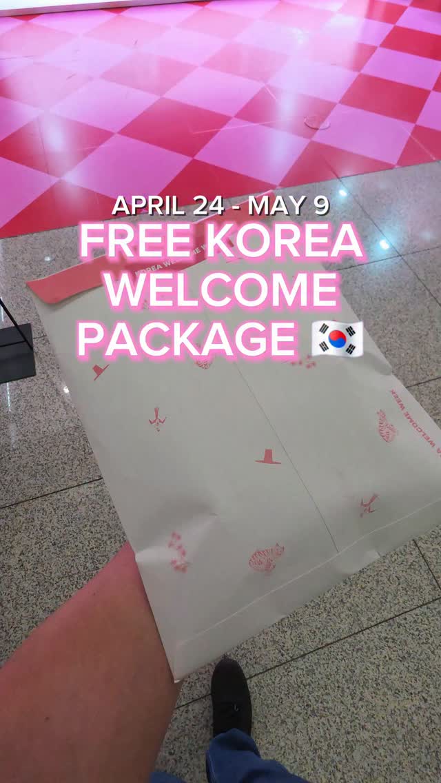 Free Welcome Kits At Incheon Airport For Tourists