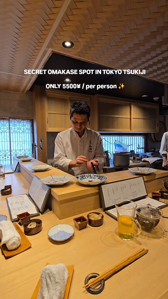 Affordable Omakase Sushi Spot in Tokyo
