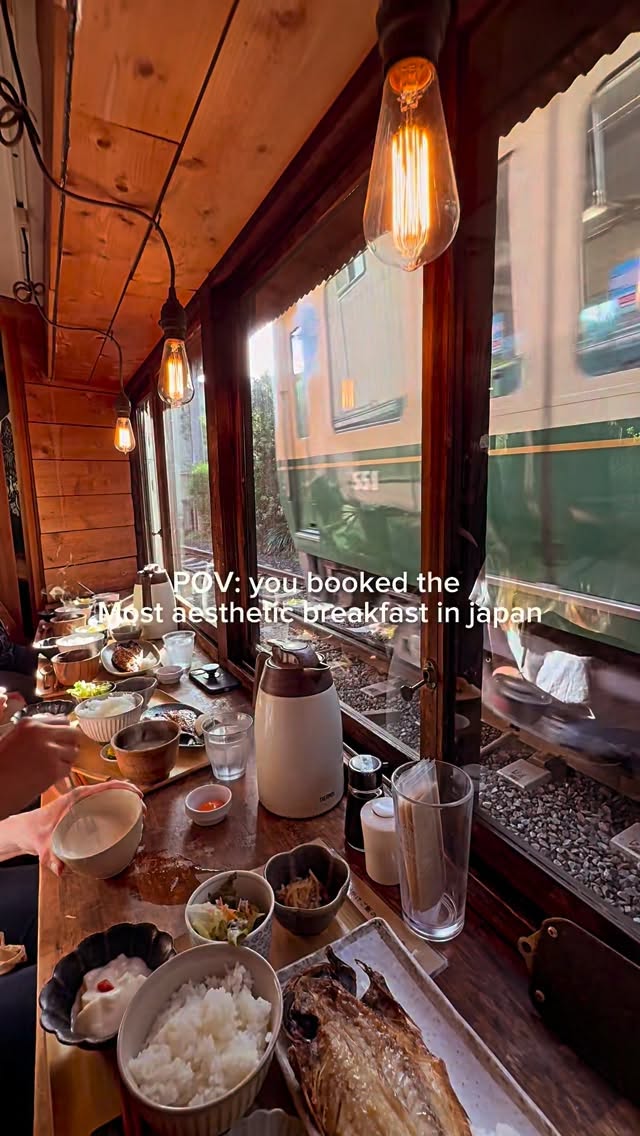 Breakfast With A View Of The Train