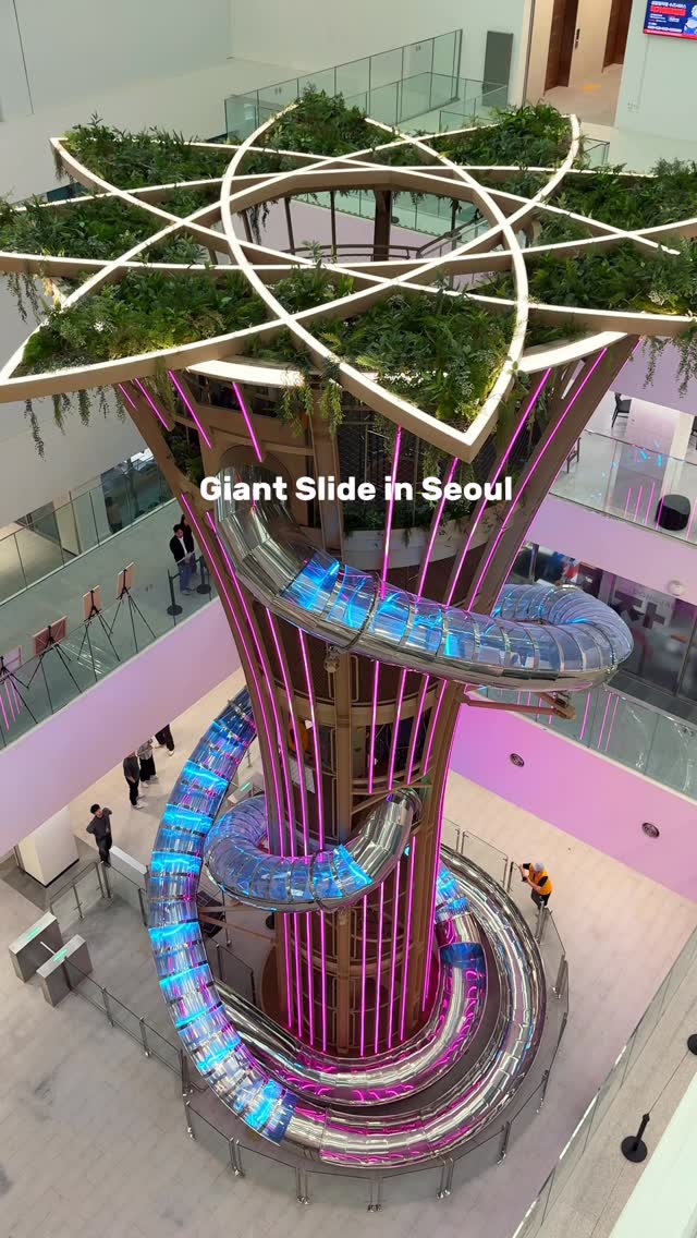 Giant Spiral Slide at Dongjak District Office