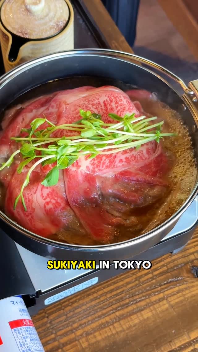 Halal Wagyu Sukiyaki with Tokyo Skytree Views