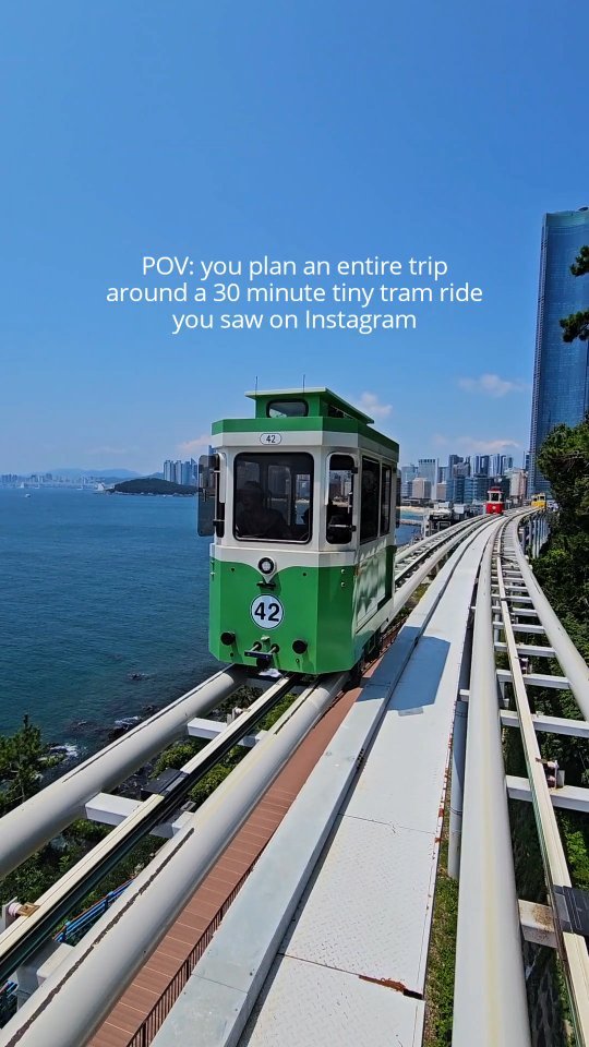 Haeundae Coastline Sky Capsule and Beach Train