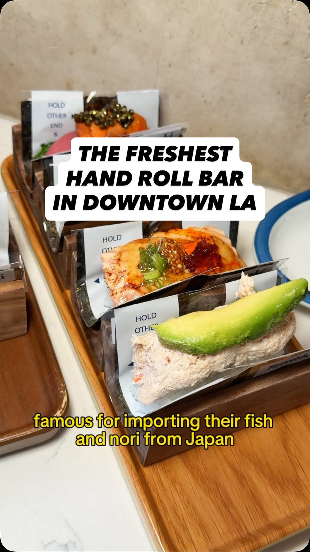 Fresh Japanese Hand Rolls In Los Angeles