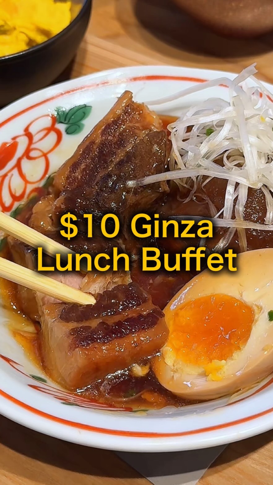 Affordable Japanese Buffet Lunch in Ginza