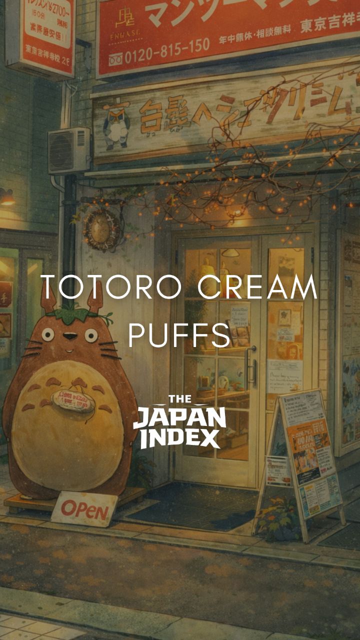 Popular Totoro Cream Puff Shop In Tokyo