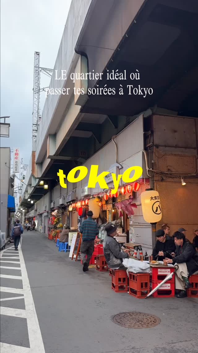 Tokyo's Unique Bar Scene: Outdoor Seating Under Train Tracks