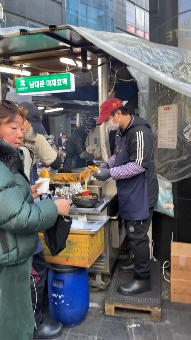 Popular Street Foods at Namdaemun Market
