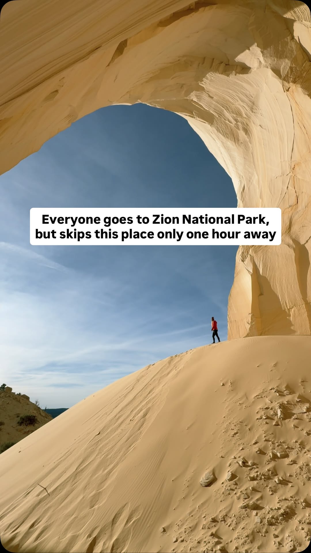 Zion National Park Area Sand Cave and Scenic Point