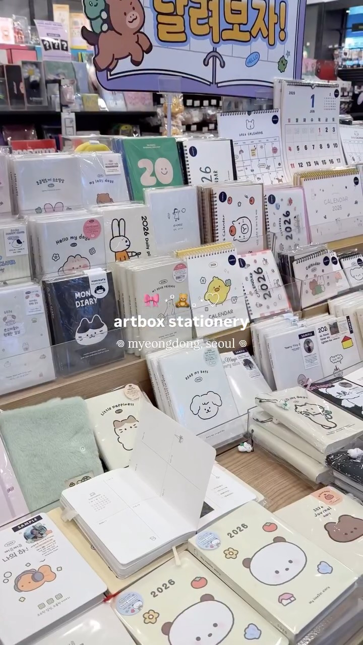 Myeongdong's Favorite Cute Stationery Store