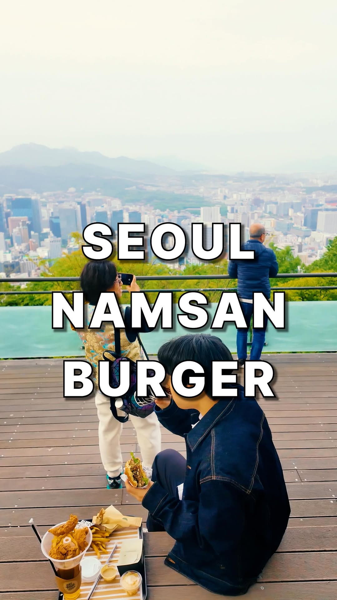Seoul Burger Spot With N Seoul Tower Views