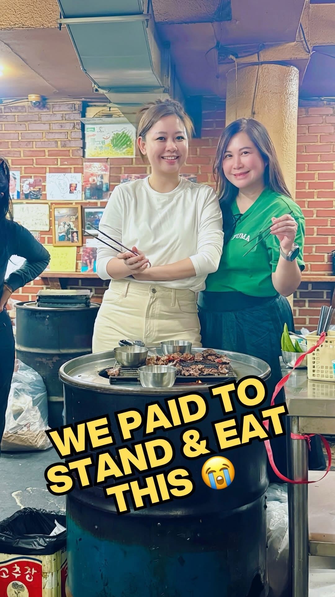 Standing Korean BBQ Experience In Myeongdong