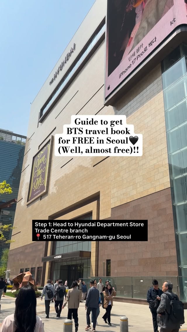Claim A Travel Book At Hyundai Department Store