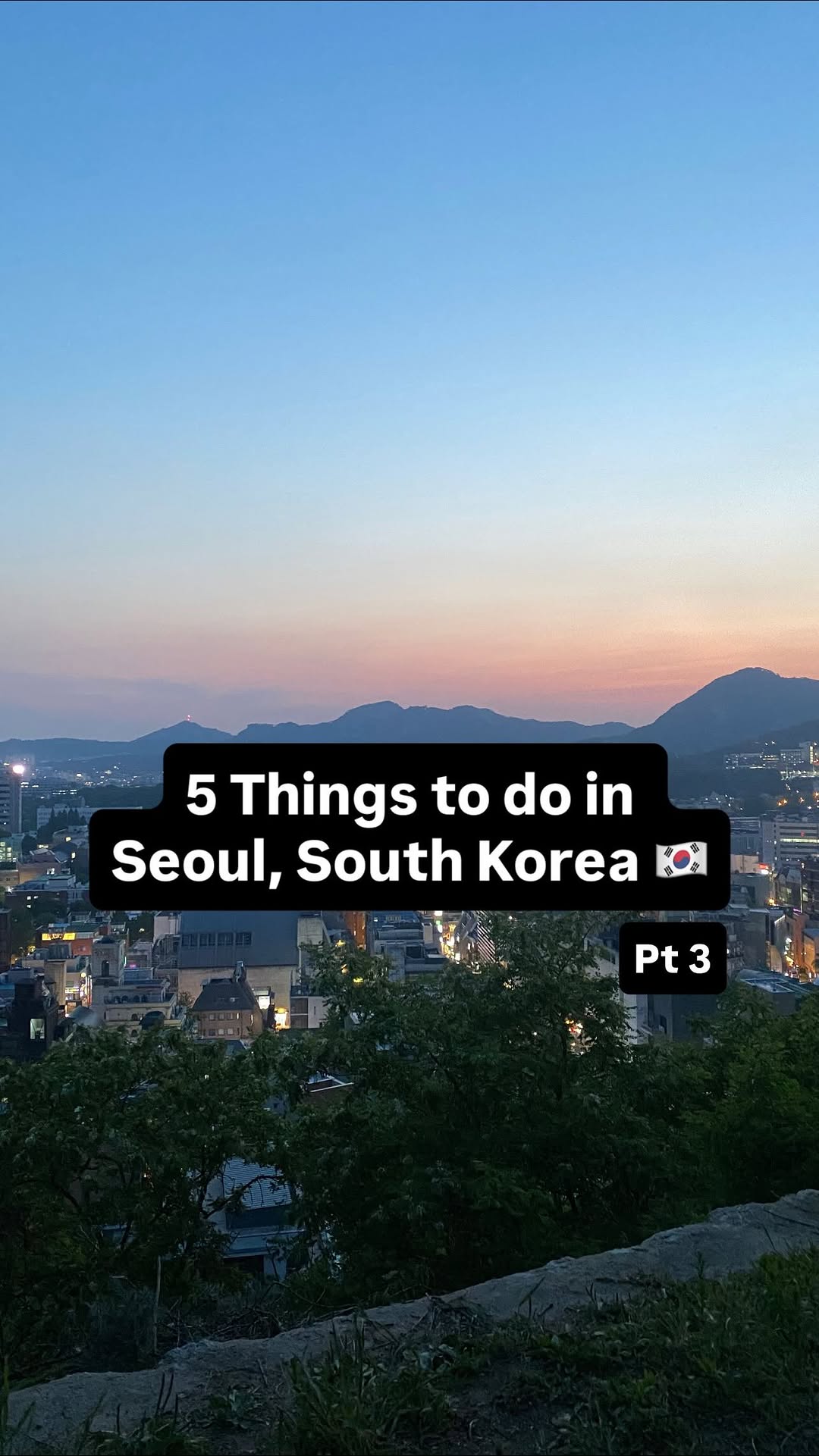 12 Places in Seoul