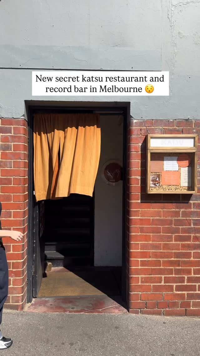 Melbourne's New Katsu Spot with Vinyl Tunes