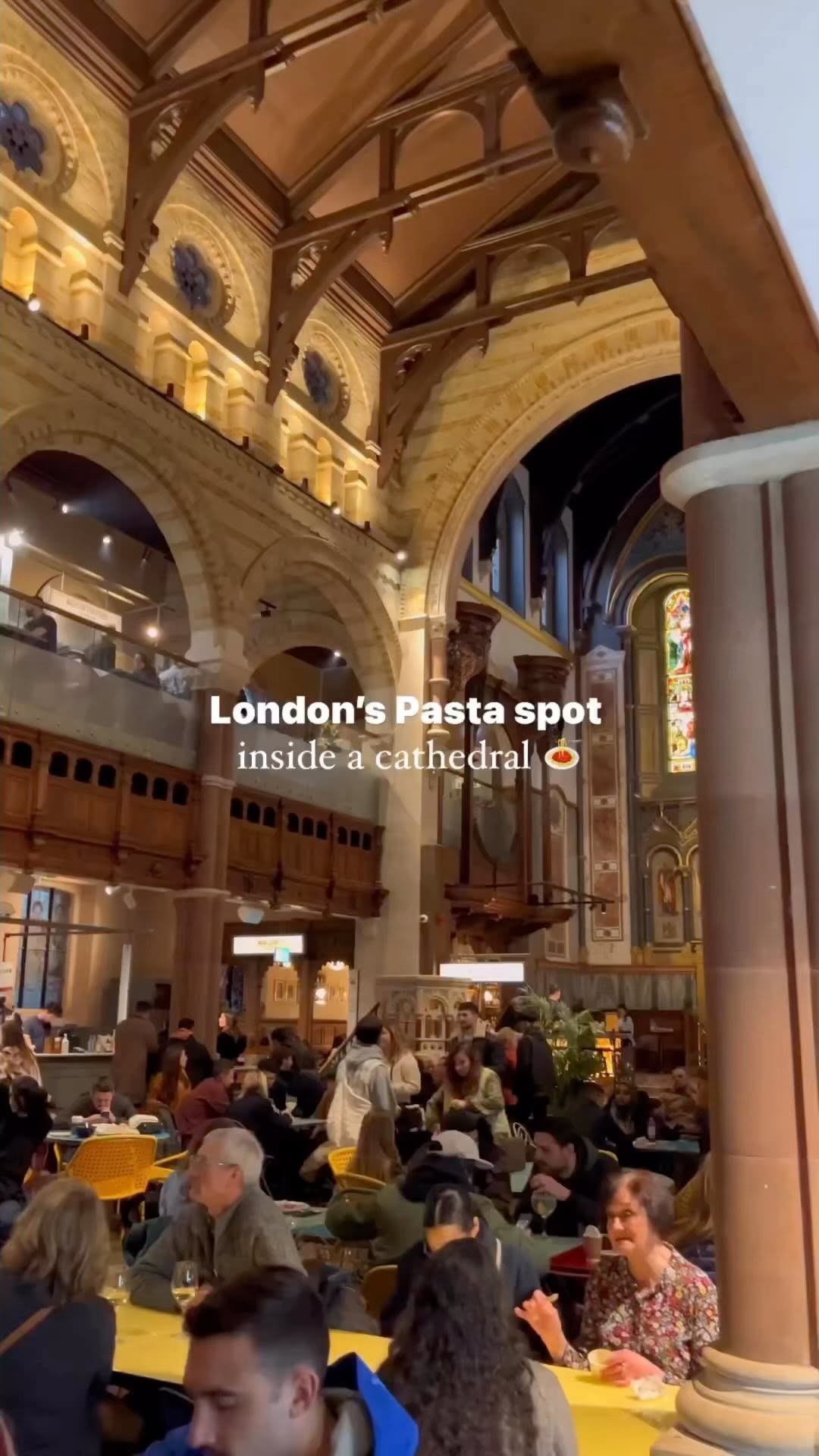 London's Cathedrals Host Delicious Pasta Markets