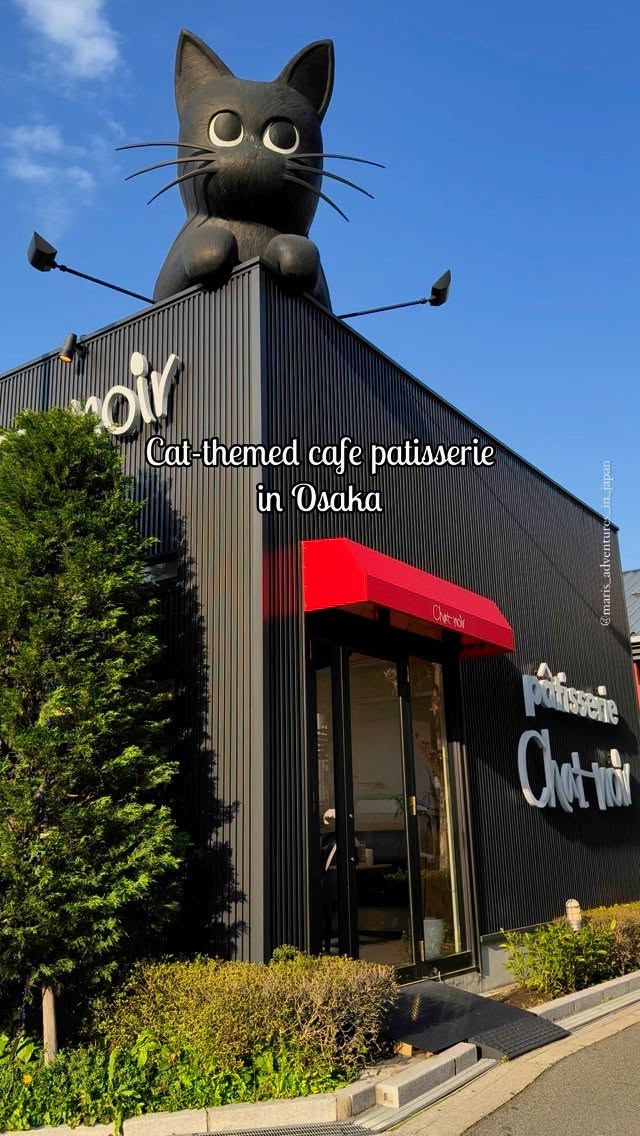 Giant Cat Cake Shop in Osaka