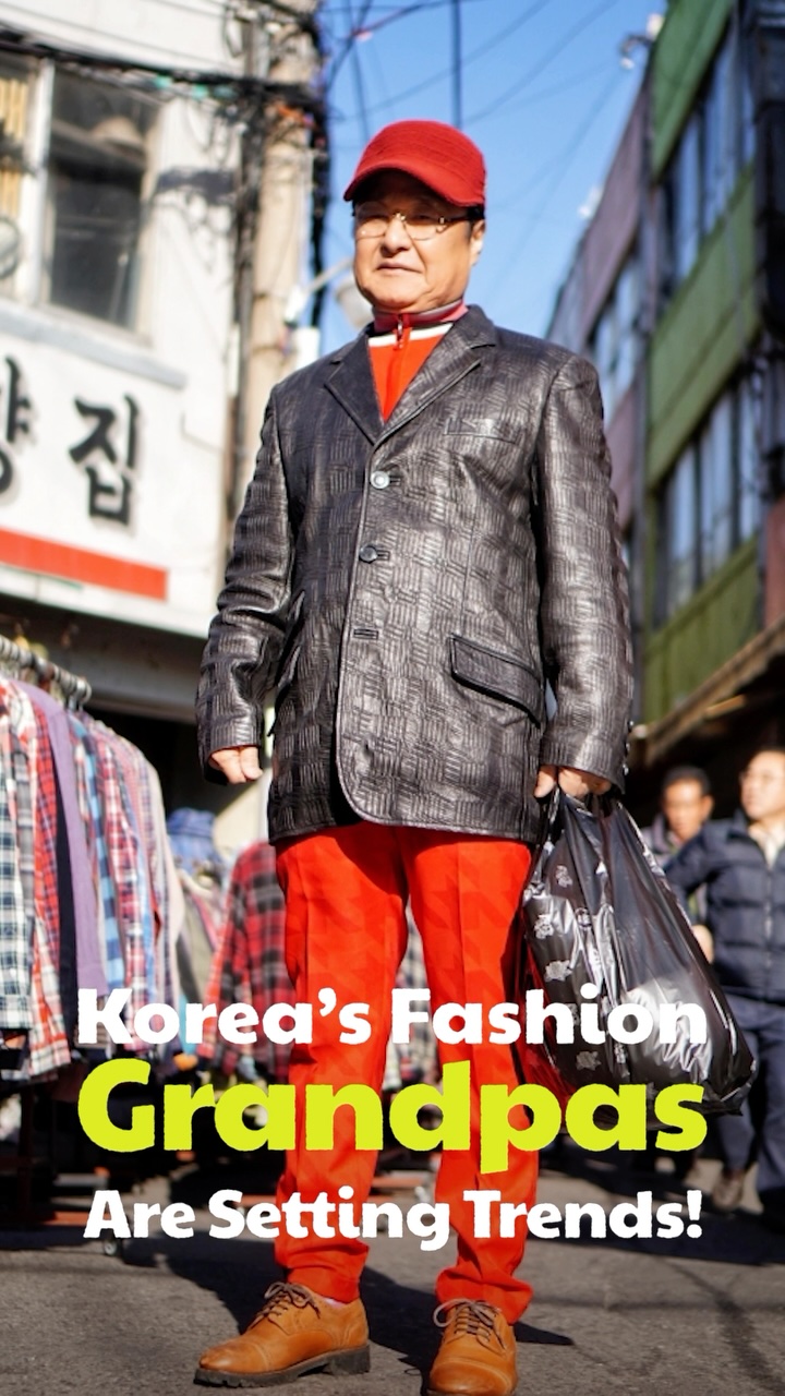Korean Fashion Grandpas Showcase Bold Style