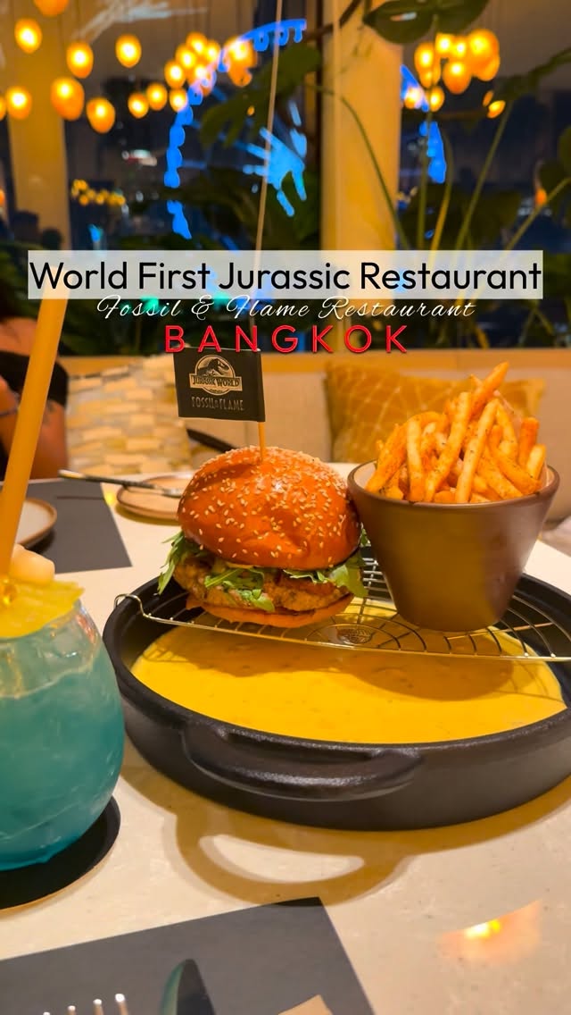 Dinosaur-Themed Dining Riverfront Bangkok