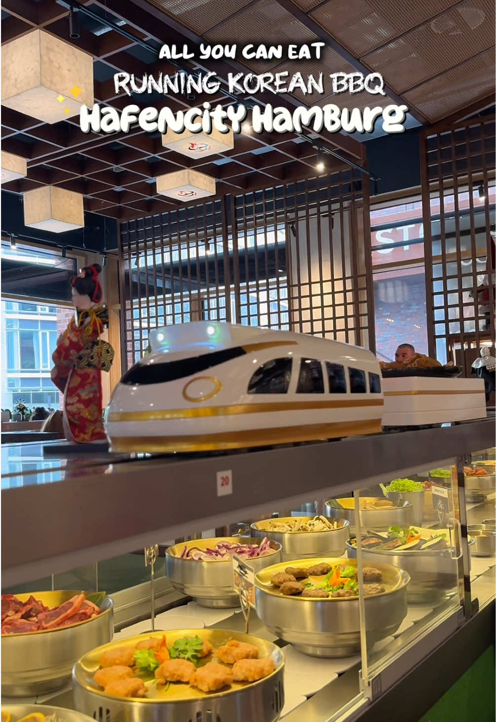 Korean BBQ Restaurant With Train Delivery