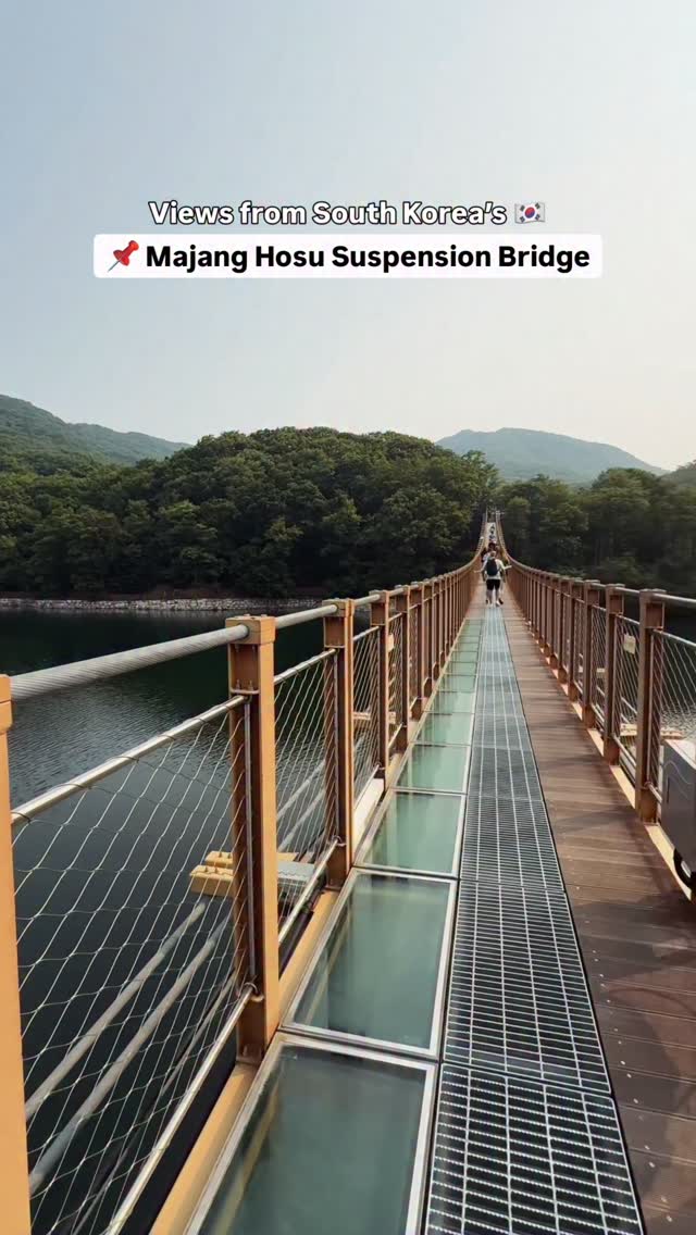 Majang Reservoir Suspension Bridge's Scenic Views