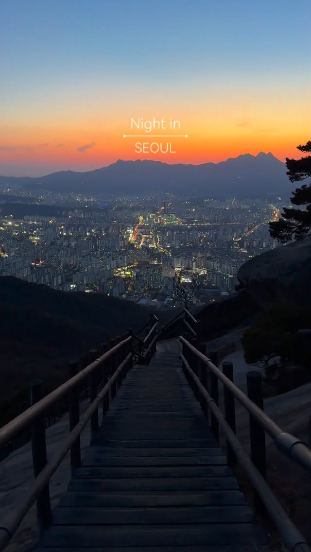 Seoul's Best Sunset Views From Buramsan Mountain