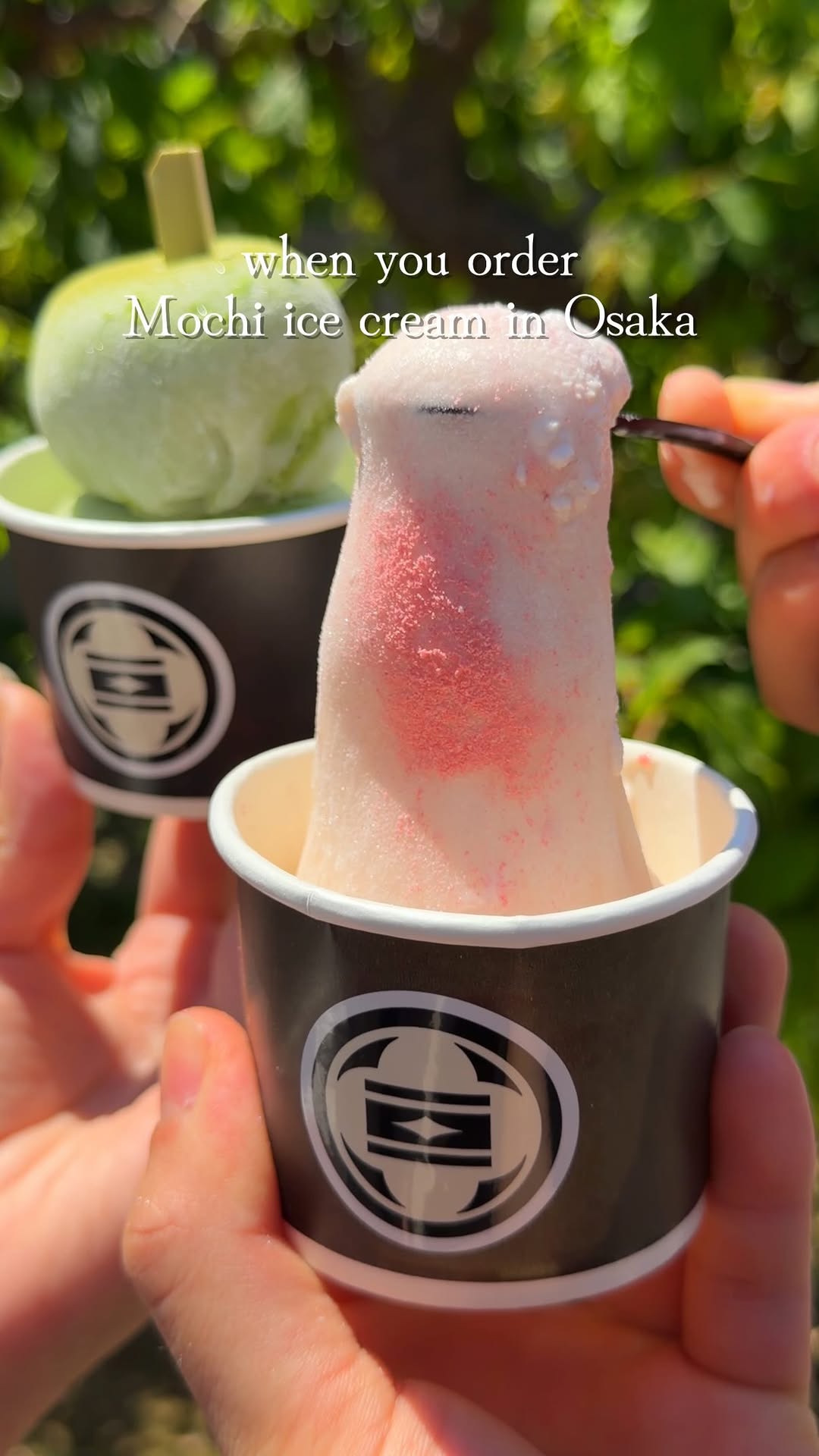 Osaka Shrine Dessert Spot Serves Mochi Ice Cream