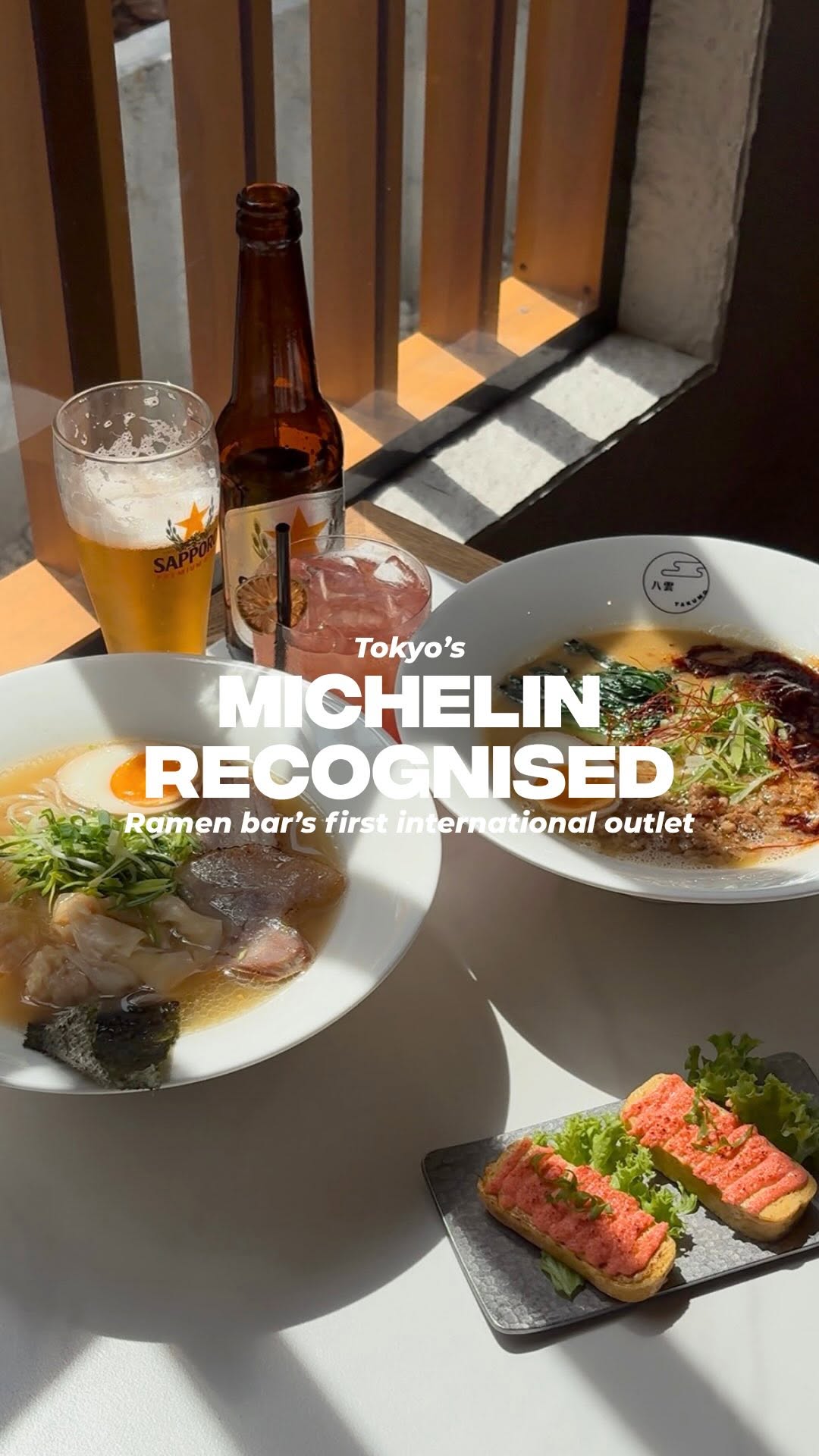 Michelin Ramen Restaurant Opens First Global Outlet