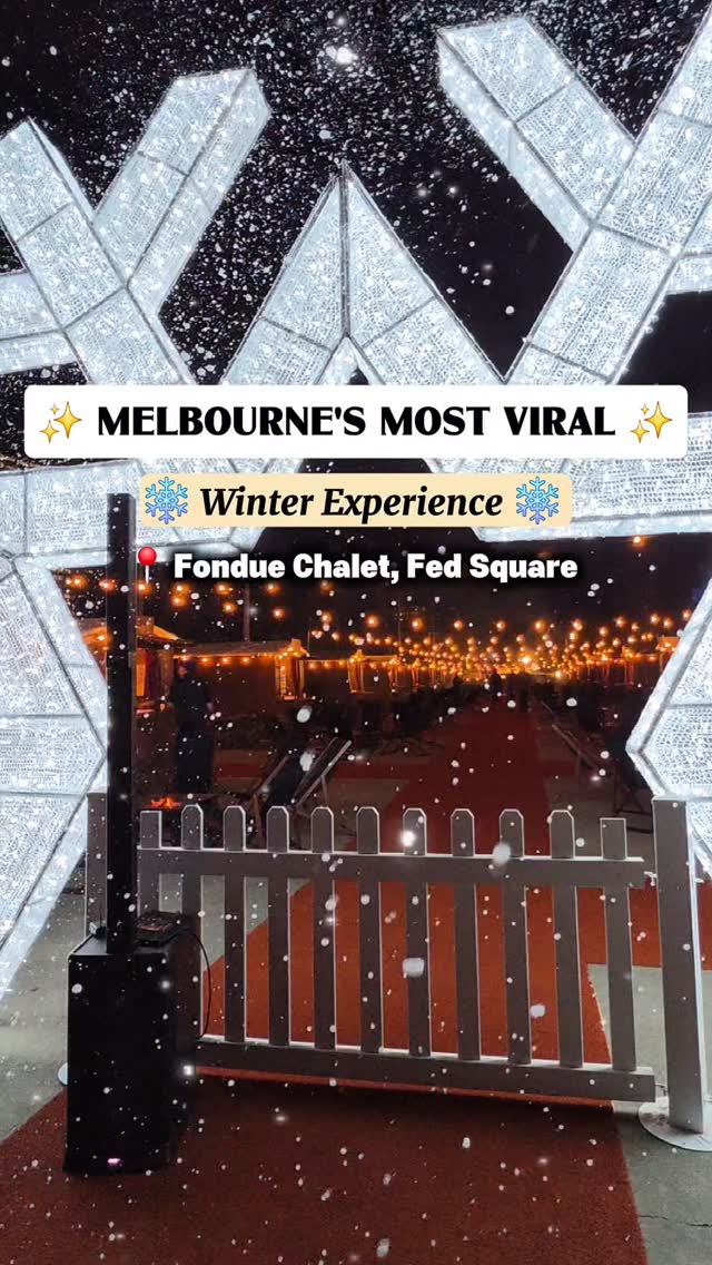 Melbourne's European-Style Winter Village Experience