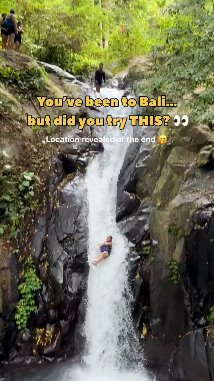 Adventure At Bali's Aling-Aling Waterfall