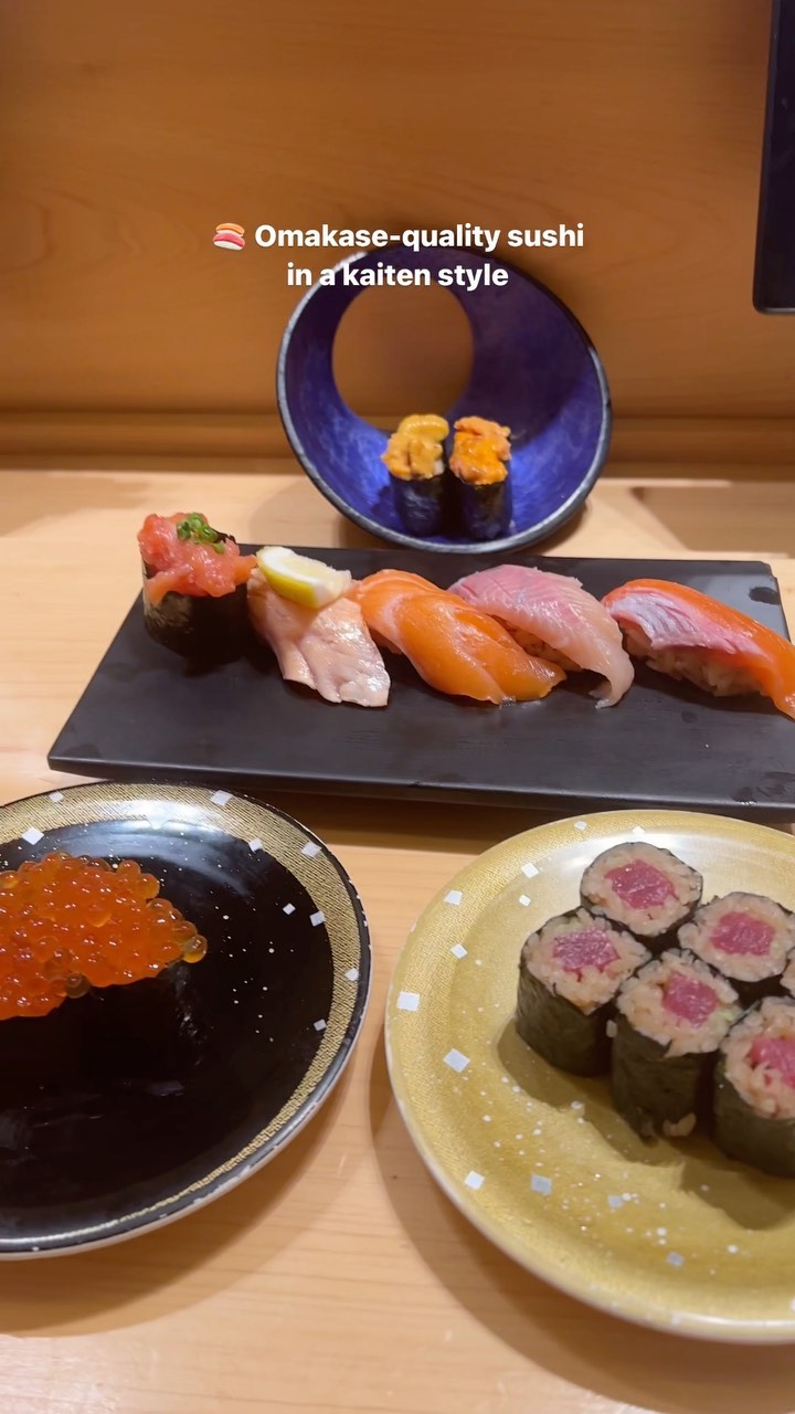 Upscale Kaiten Sushi Offers Omakase Quality