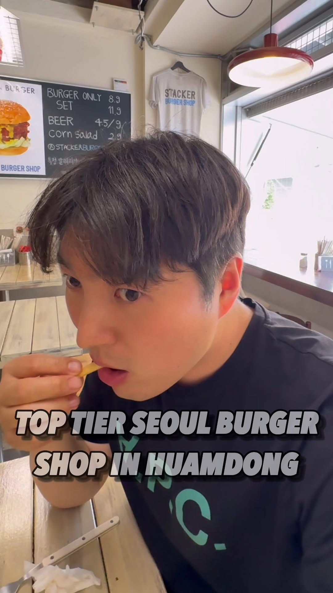 Seoul's Focused Burger Joint Serves Delicious Snacks