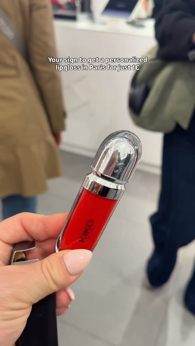 Personalize KIKO Milano Lipgloss in Paris