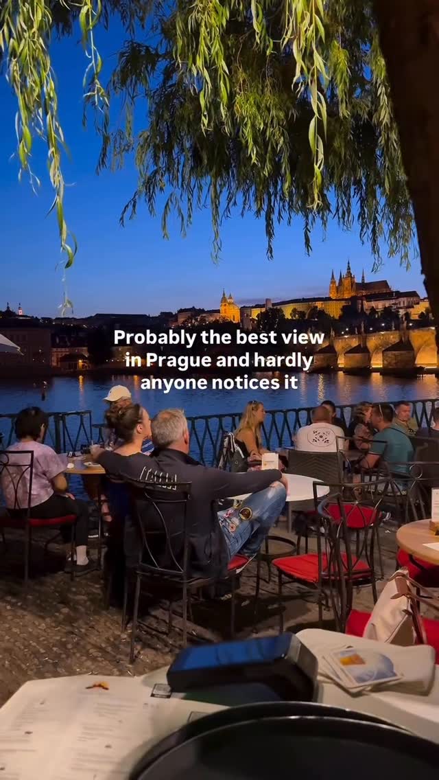 Prague's Hidden Gem: Lávka's Sunset Views