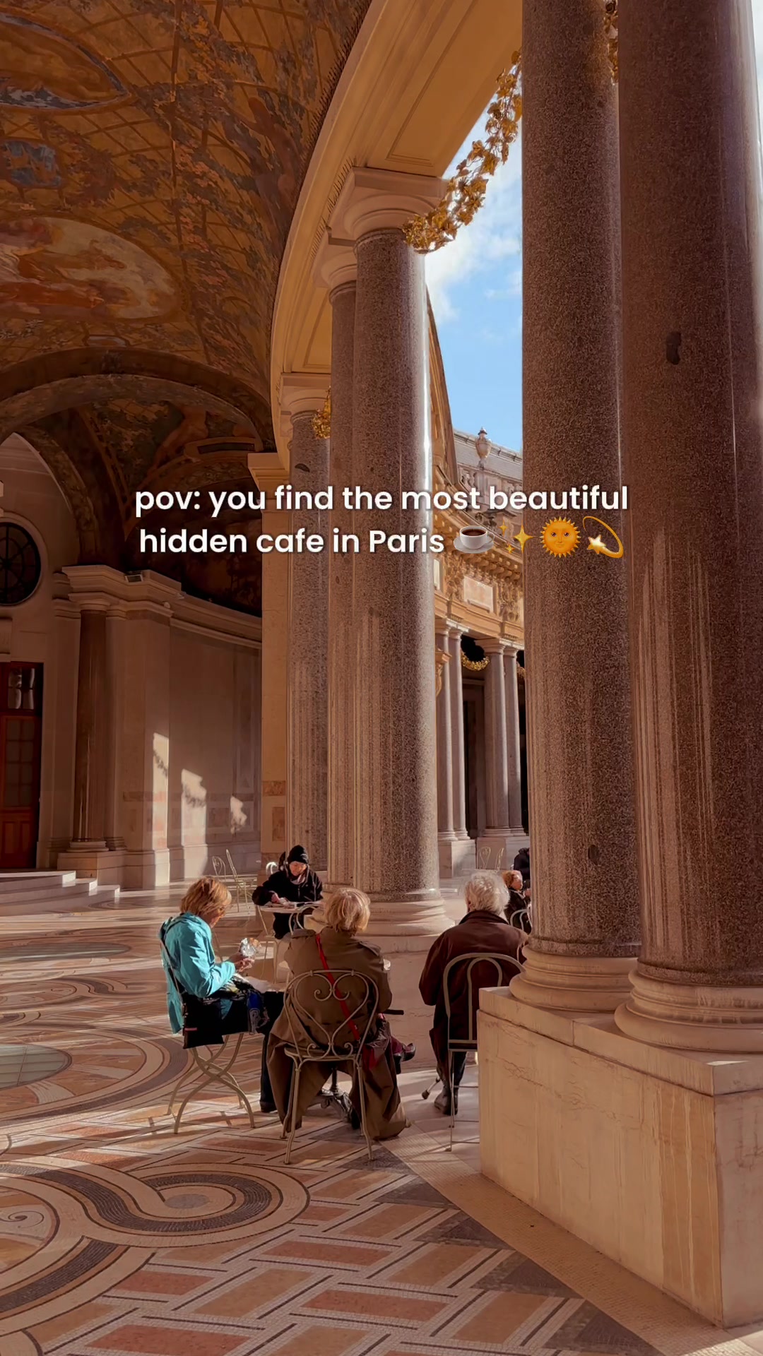 Paris Museum Cafe With Beautiful Garden Views