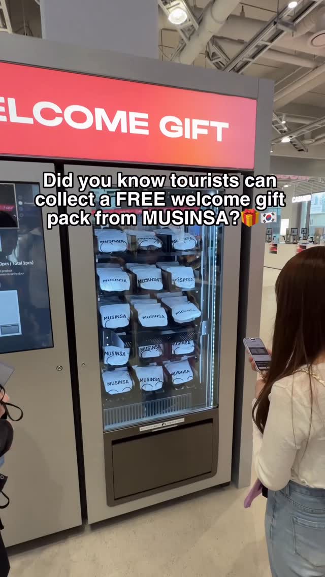 Musinsa Megastore Welcome Gift In Seoul