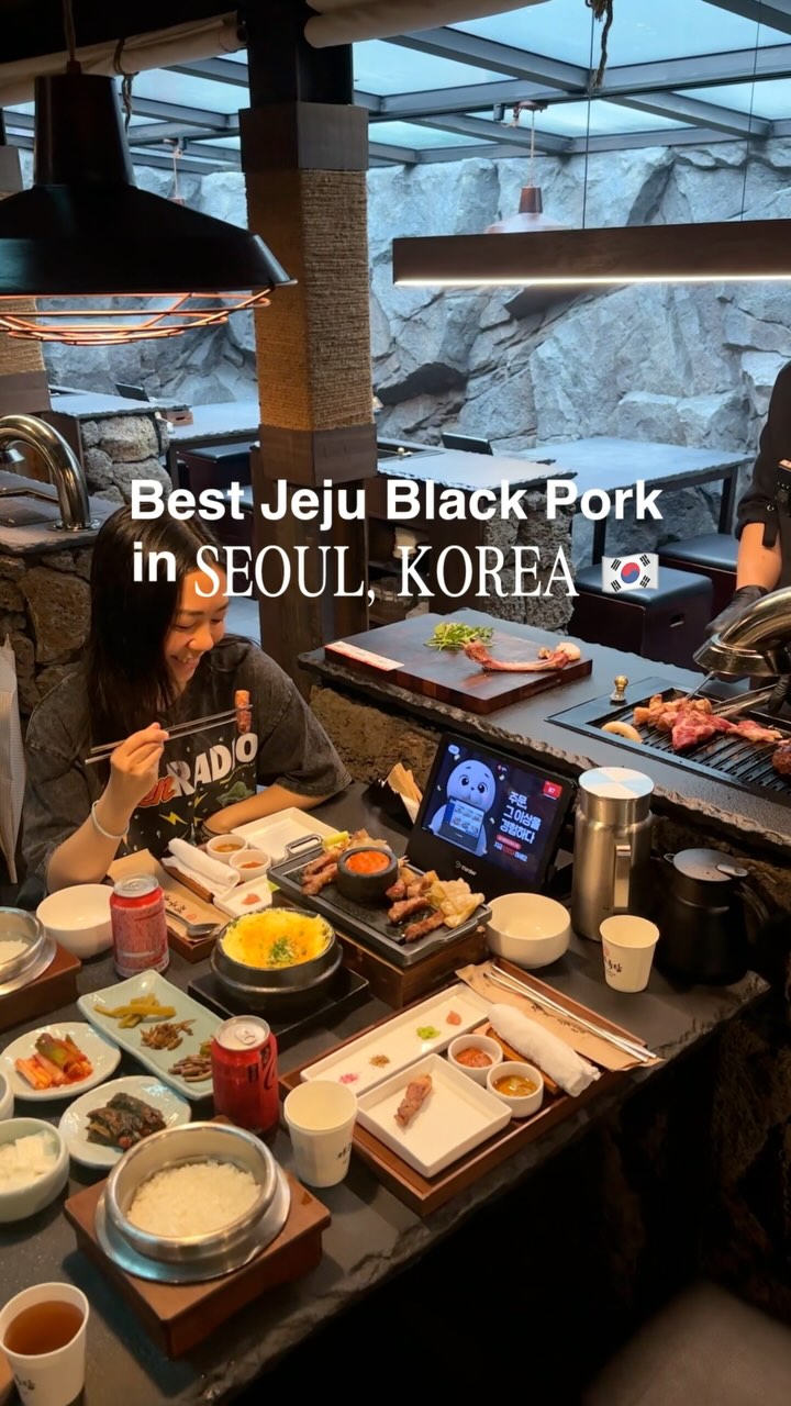 Jeju Black Pork and Beef BBQ in Seoul