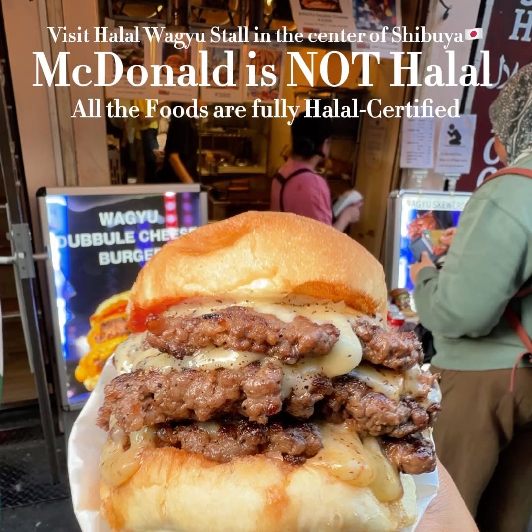 Halal Wagyu Burger Near Shibuya Station