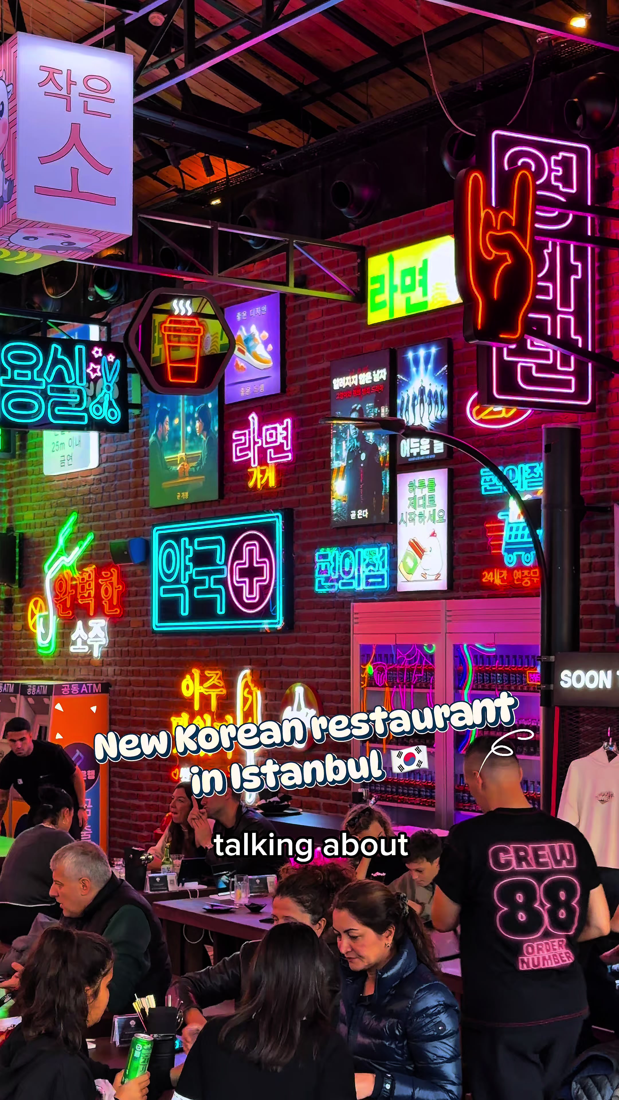 Neon-Lit Korean Eateries in Istanbul